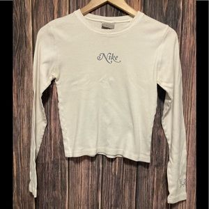 Rare Vintage Nike Made In The USA Single Stitch Crop Top - Women’s Size Small